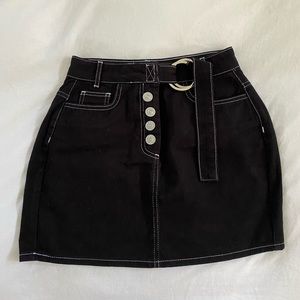 BNWT bdg urban outfitters black denim skirt